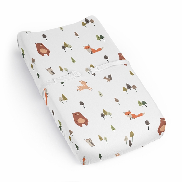 Woodland Animal Pals Collection Changing Pad Cover Sheet