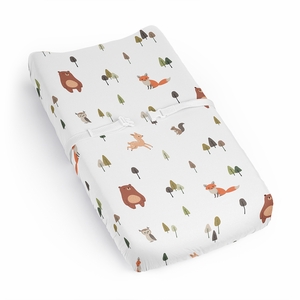 Woodland Animal Pals Collection Changing Pad Cover Sheet