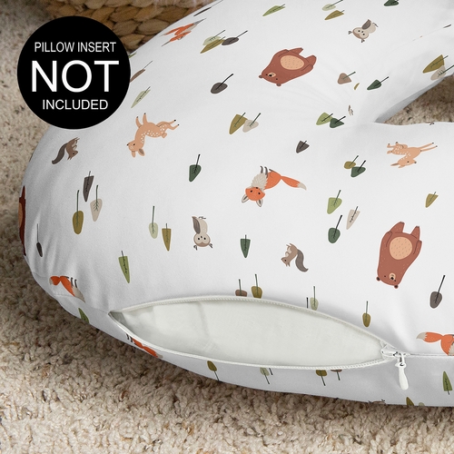 Woodland Animal Pals Collection Nursing Breastfeeding Pillow Cover - alt image 2