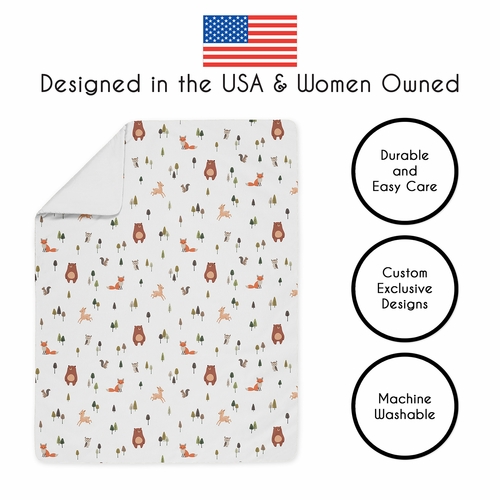 Woodland Animal Pals Collection Toddler Bedding - alt image 3