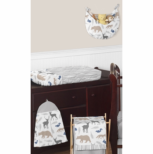 Woodland Animals 11 Piece Bumperless Crib Bedding Collection - alt image 1