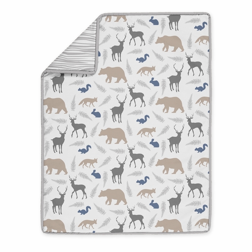 Woodland Animals Collection 5 Piece Crib Bedding - alt image 2