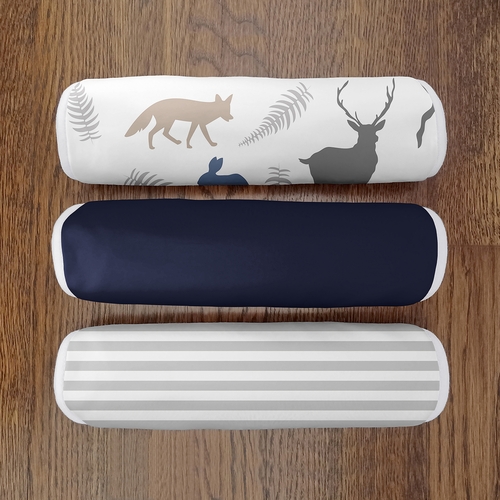 Woodland Animals Collection Absorbent Burp Cloths - 3 Pack Set - alt image 3