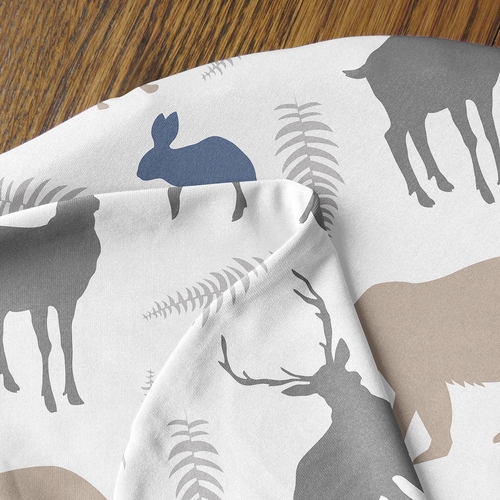 Woodland Animals Collection Baby Cocoon and Beanie Hat - 2 Piece Set - alt image 3