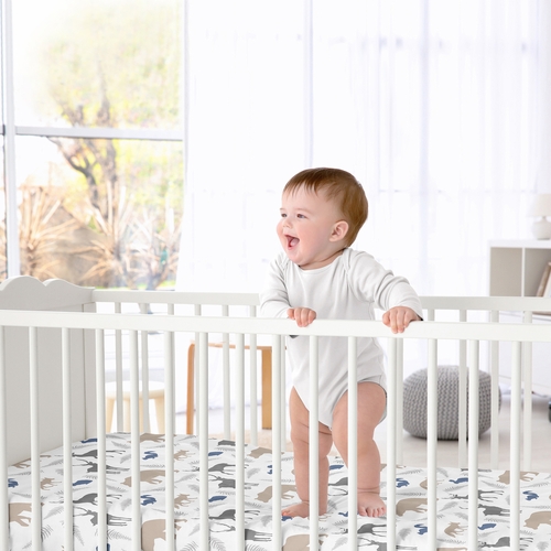 Woodland Animals Collection Crib Sheet - Animal Print - alt image 1