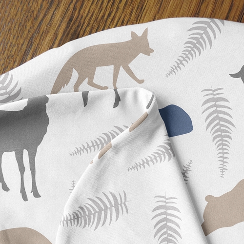 Woodland Animals Collection Nursing Breastfeeding Pillow Cover - alt image 3