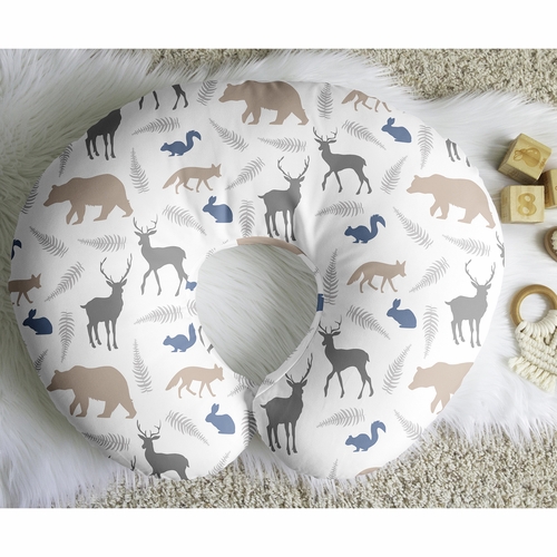 Woodland Animals Collection Nursing Breastfeeding Pillow Cover - alt image 4