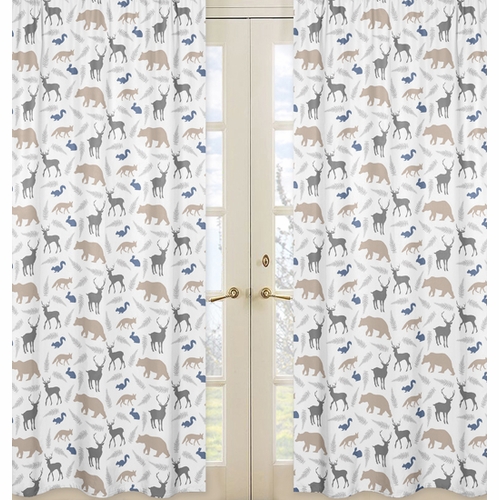 Woodland Animals Collection Window Panels - Set of 2