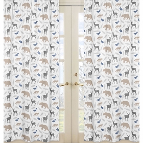 Woodland Animals Collection Window Panels - Set of 2