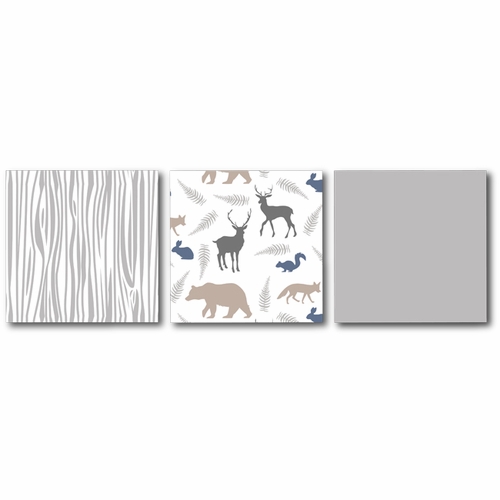 Woodland Animals Toddler Bedding Collection - alt image 4