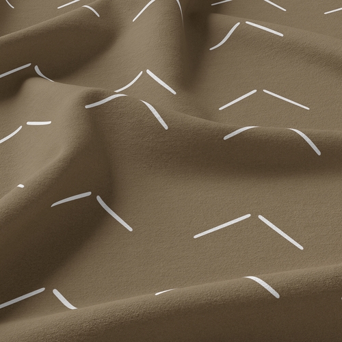 Woodland Arrow Cocoa Brown and White Twin Sheet Set - alt image 3