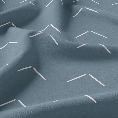 Woodland Arrow Dark Blue and White Twin Sheet Set - alt image 3