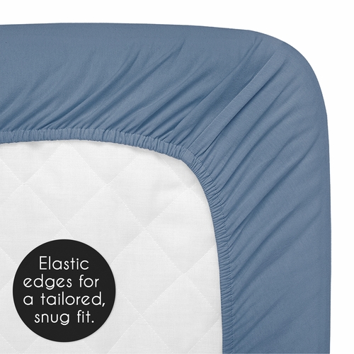 Woodland Arrow Dark Blue and White Twin Sheet Set - alt image 4