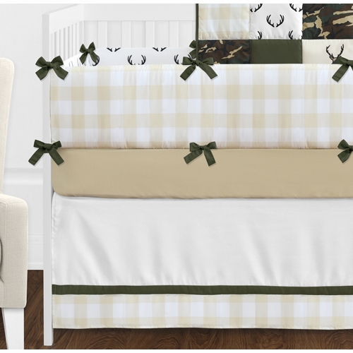 Woodland Camo 9 Piece Crib Bedding Collection - alt image 2