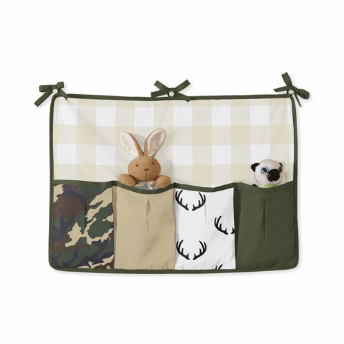 Woodland Camo Collection 11 Piece Bumperless Crib Bedding - alt image 3