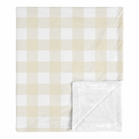 Woodland Camo Collection Baby Blanket - Buffalo Check