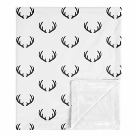 Woodland Camo Collection Baby Blanket - Deer Print