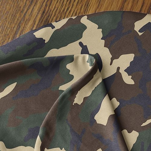 Woodland Camo Collection Baby Cocoon and Beanie Hat - 2 Piece Set - alt image 3