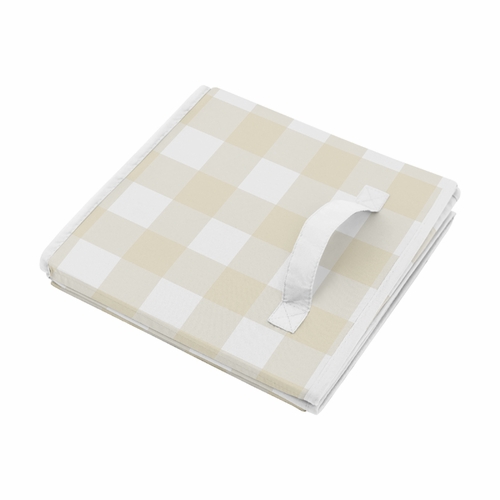 Woodland Camo Collection Buffalo Check Print Fabric Toy Bin Storage - alt image 2