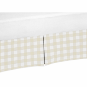 Woodland Camo Collection Buffalo Plaid Check Crib Bed Skirt