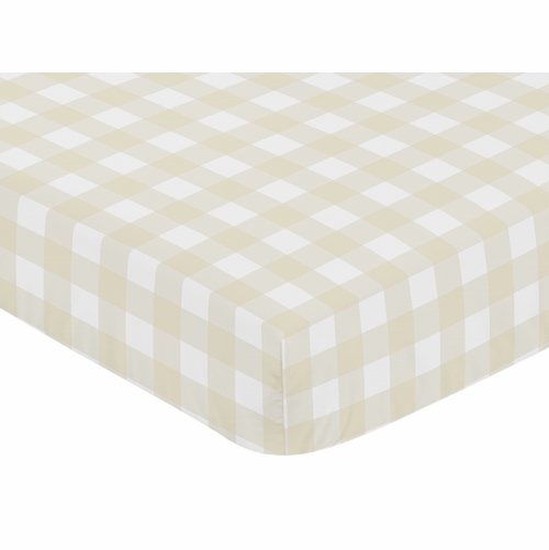 Woodland Camo Collection Crib Sheet - Buffalo Plaid Check - alt image 2