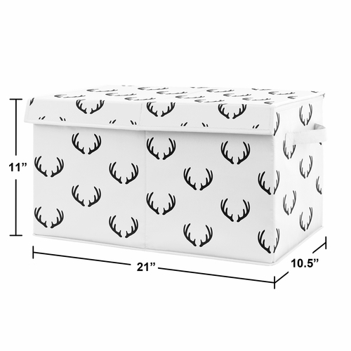 Woodland Camo Collection Deer Print Fabric Toy Bin Storage - alt image 2