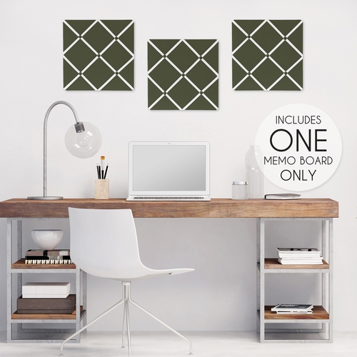 Woodland Camo Collection Fabric Memo Board - alt image 1