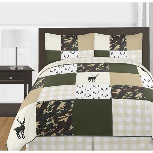 Woodland Camo Collection Full/Queen Bedding