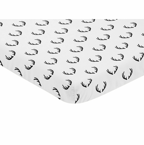 Woodland Camo Collection Mini Crib Sheet Deer Print