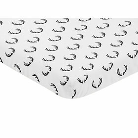 Woodland Camo Collection Mini Crib Sheet - Deer Print