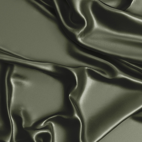 Woodland Camo Collection Satin Fitted Crib Sheet - Solid Dark Green - alt image 1
