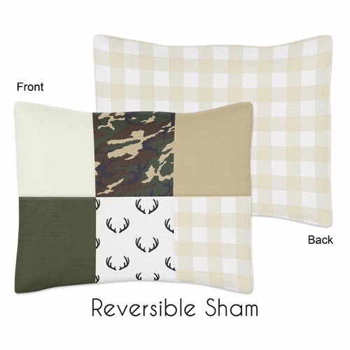 Woodland Camo Collection Toddler Bedding - alt image 1