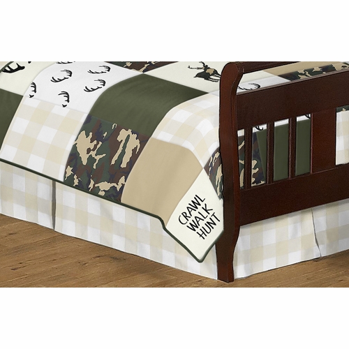 Woodland Camo Collection Toddler Bedding - alt image 3