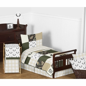Woodland Camo Collection Toddler Bedding