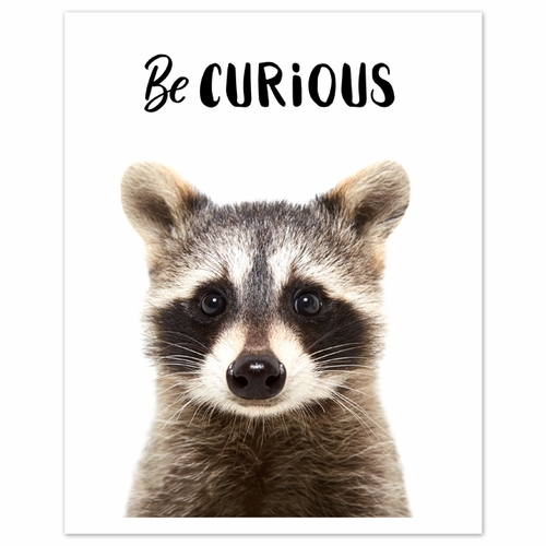 Woodland Forest Animal Collection Wall Art Prints - Set of 4 - Brave - alt image 5
