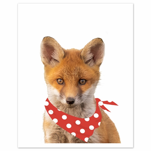 Woodland Forest Animal Collection Wall Art Prints - Set of 4 - Funny - alt image 2