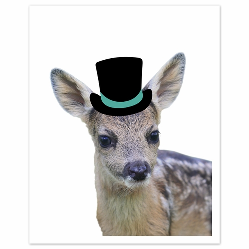 Woodland Forest Animal Collection Wall Art Prints - Set of 4 - Funny - alt image 3