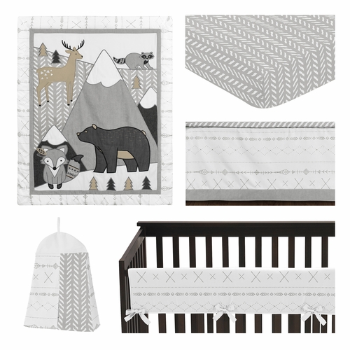 Woodland Friends Collection 5 Piece Crib Bedding - alt image 1