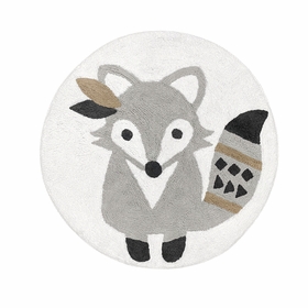 Woodland Friends Collection Accent Floor Rug