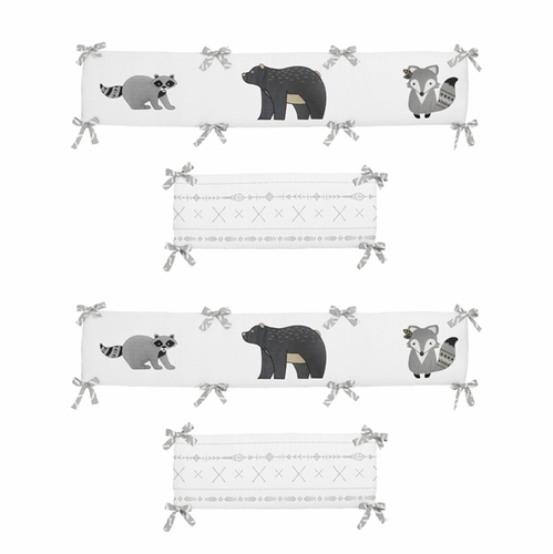Woodland Friends Collection Crib Bumper Pad - alt image 1
