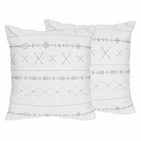 Woodland Friends Collection Decorative Accent Throw Pillows - Set of 2