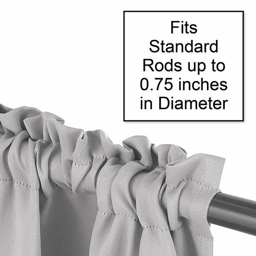 Woodland Friends Collection Herringbone Print Window Panels - Set of 2 - alt image 3