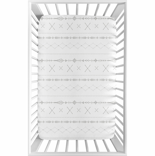 Woodland Friends Collection Mini Crib Sheet - alt image 1