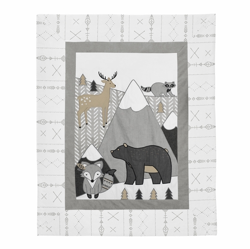 Woodland Friends Collection Toddler Bedding - alt image 1