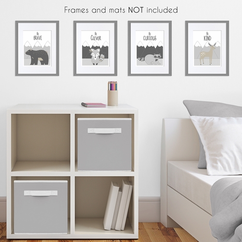 Woodland Friends Collection Wall Art Prints - Set of 4 - alt image 2