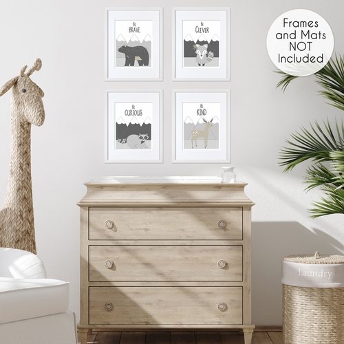 Woodland Friends Collection Wall Art Prints - Set of 4 - alt image 3
