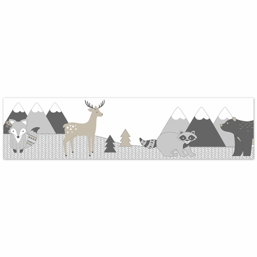 Woodland Friends Collection Wallpaper Border - alt image 1