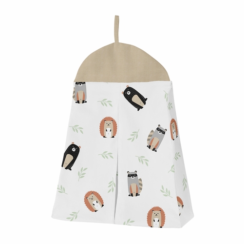 Woodland Pals Collection 4 Piece Bumperless Crib Bedding - alt image 4