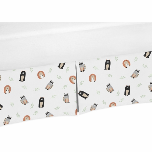 Woodland Pals Collection Crib Bed Skirt