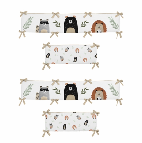Woodland Pals Collection Crib Bumper Pad - alt image 1